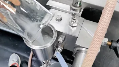 Cellulose Homogenization using High Pressure Homogenizer