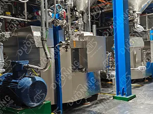 Chemical material production line